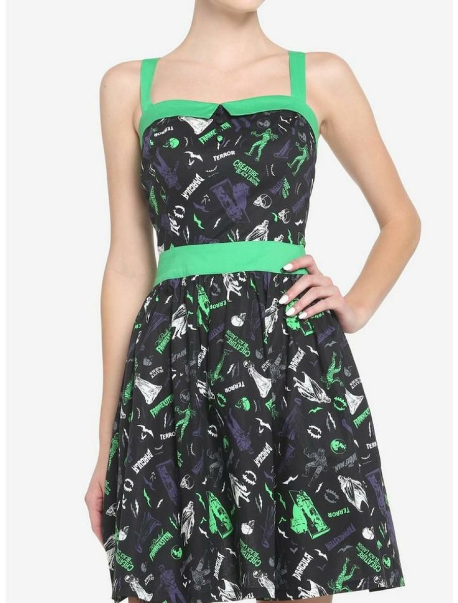 Girls * | Deals Universal Monsters Retro Dress Multi