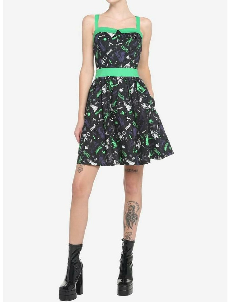 Girls * | Deals Universal Monsters Retro Dress Multi