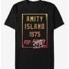 Guys * | Buy Amity Island Population T-Shirt Black