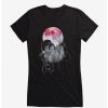 Tees * | Cheapest Universal Monsters The Wolf Man Under The Full Moon Watercolor Girls T-Shirt