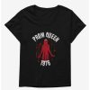 Tees * | Wholesale Carrie 1976 Red Silhouette Girls T-Shirt Plus Size Black