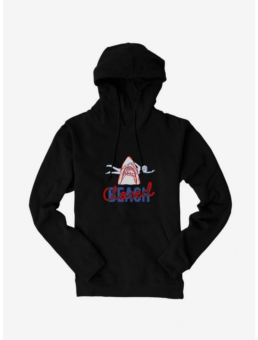 Guys * | Best Reviews Of Universal Jaws Closed Beach Hoodie