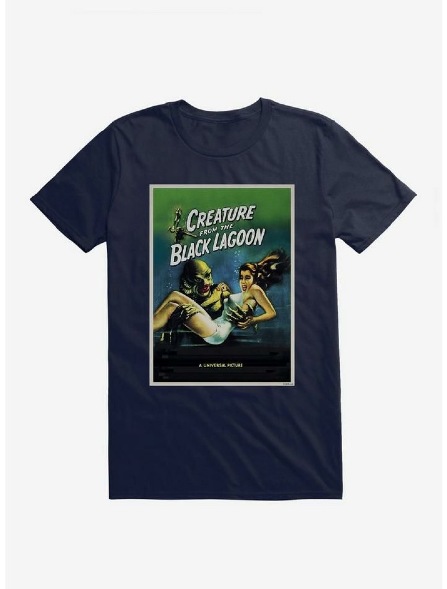 Guys * | Top 10 Creature From The Lagoon Universal Picture Poster T-Shirt