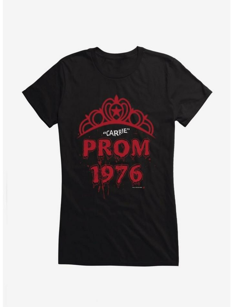 Tees * | Coupon Carrie 1976 Prom Girls T-Shirt Black