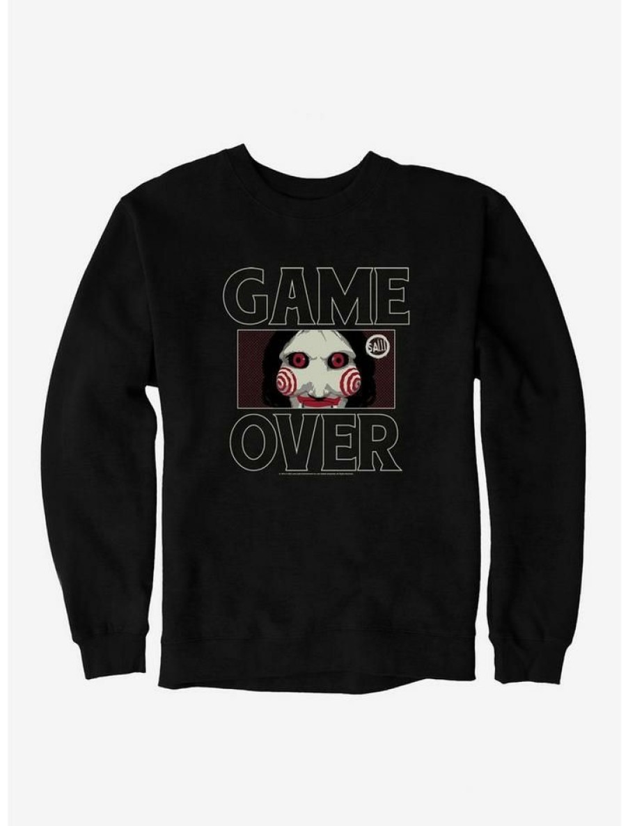 Guys * | Discount Saw Game Over Sweatshirt Black