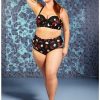 Plus * | Deals Friday The 13Th Jason Mask High-Waisted Swim Bottoms Plus Size Multi