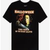 Tees * | Brand New Halloween Michael Myers Trick T-Shirt Black