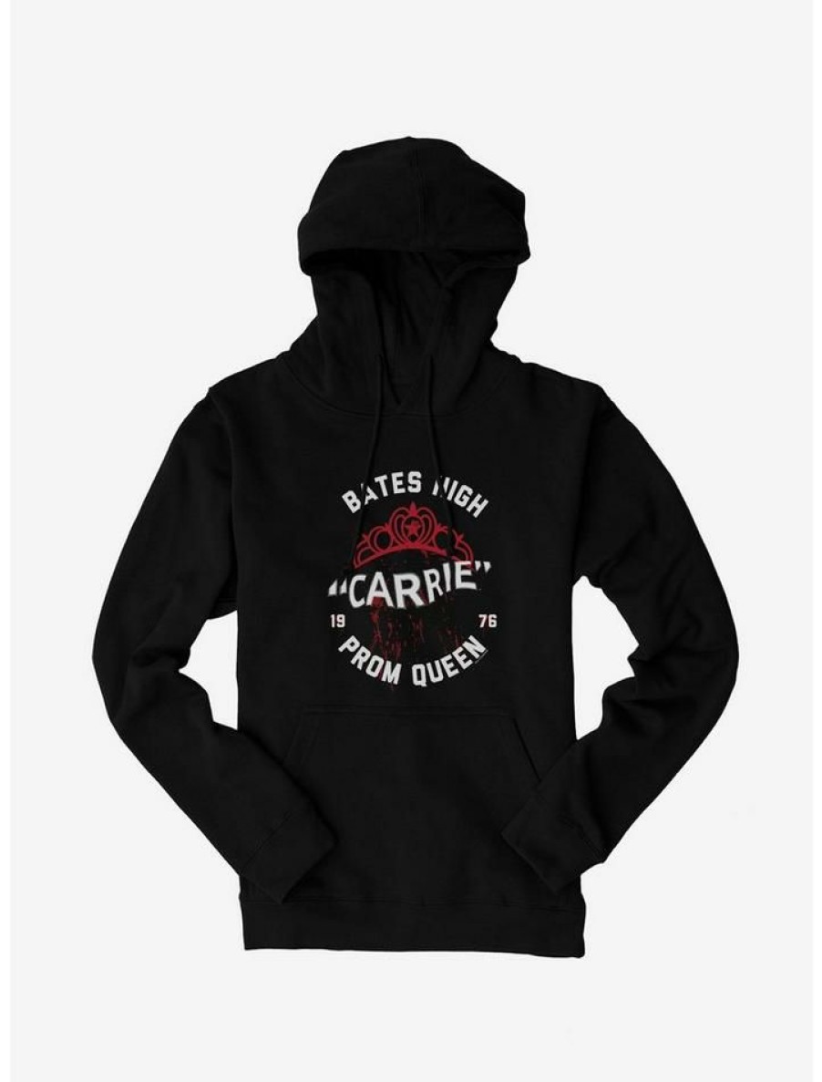 Guys * | New Carrie 1976 Crown Blood Splatter Hoodie Black