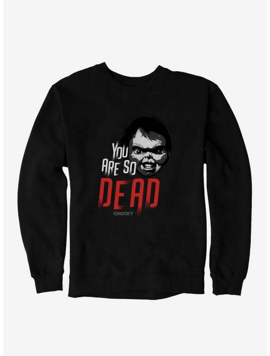 Guys * | Best Pirce Chucky You Are So Dead Sweatshirt