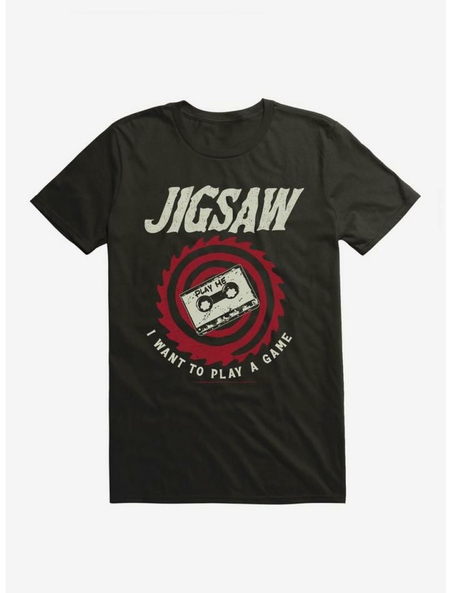 Tees * | Discount Saw Jigsaw T-Shirt Black