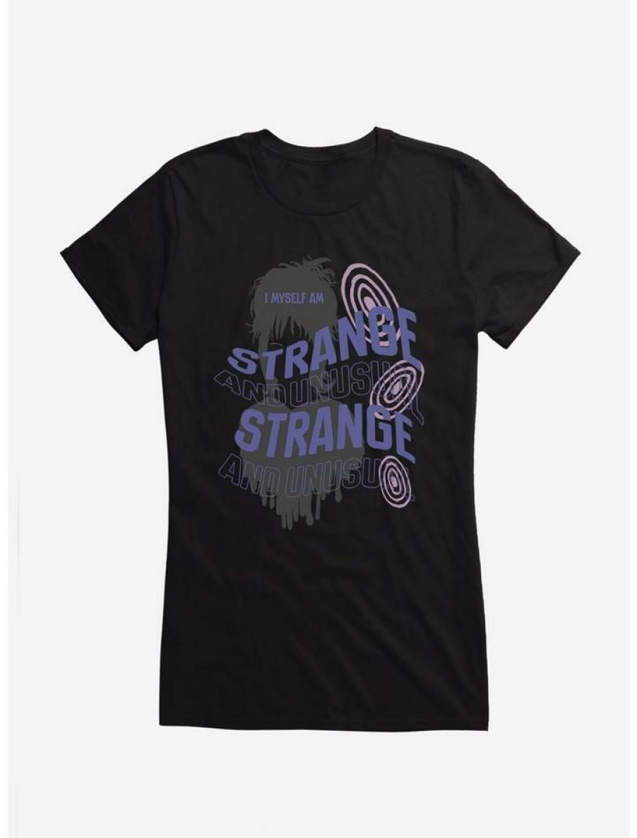 Tees * | Best Pirce Beetlejuice Strange And Unusual Girls T-Shirt