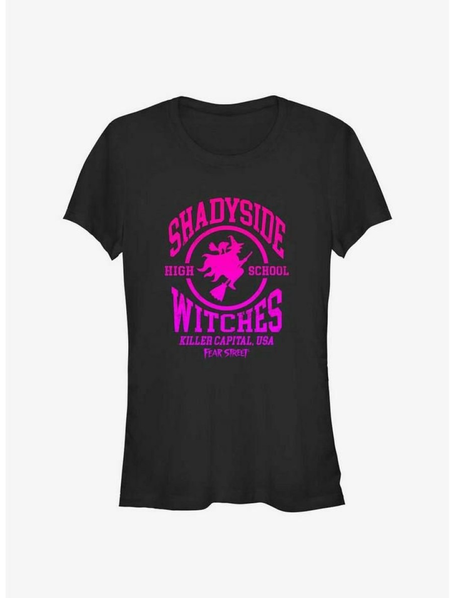 Tees * | Cheapest Fear Street Shadyside Witches Girls T-Shirt Black