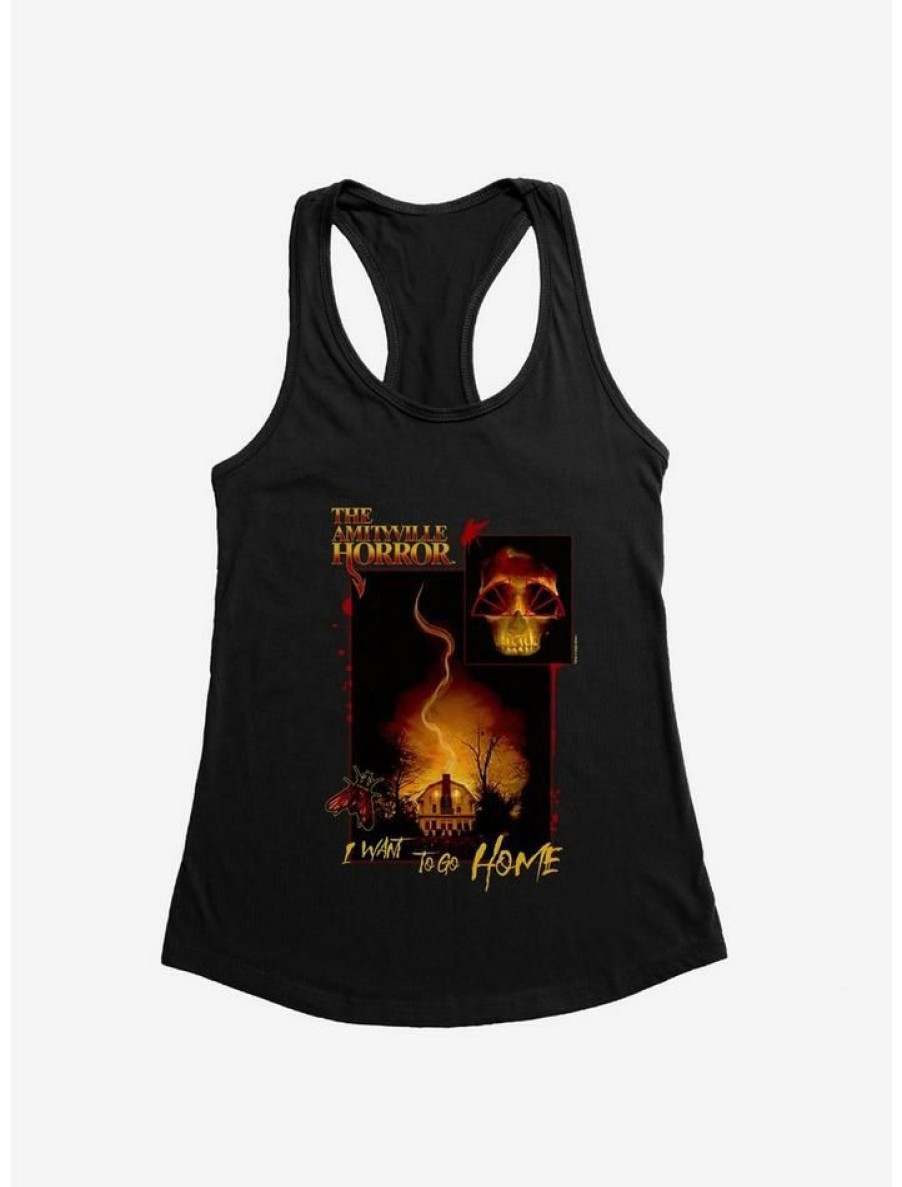 Girls * | Budget The Amityville Horror I Want To Go Home Girls Tank Black