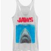 Girls * | Promo Shark Movie Poster Girls Tank White Htr