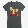 Tees * | Top 10 Gremlins Adorable Gizmo Driving Girls T-Shirt