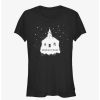 Tees * | Budget Midnight Mass Snowy Church Girls T-Shirt Black