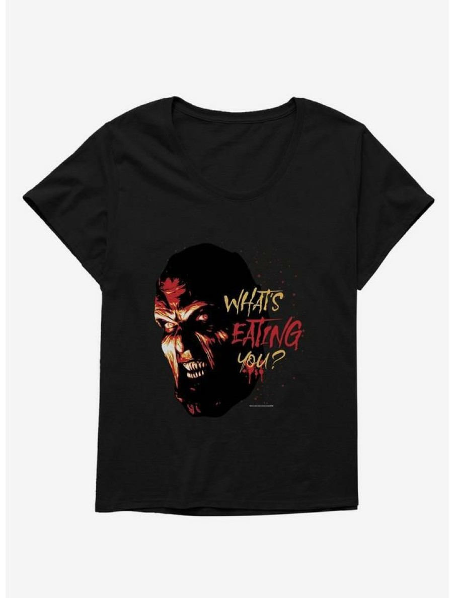 Tees * | Flash Sale Jeepers Creepers What'S Eating You? Girls T-Shirt Plus Size Black