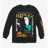 Girls * | Flash Sale Halloween Michael Myers Japanese Text Girls Long-Sleeve T-Shirt Multi