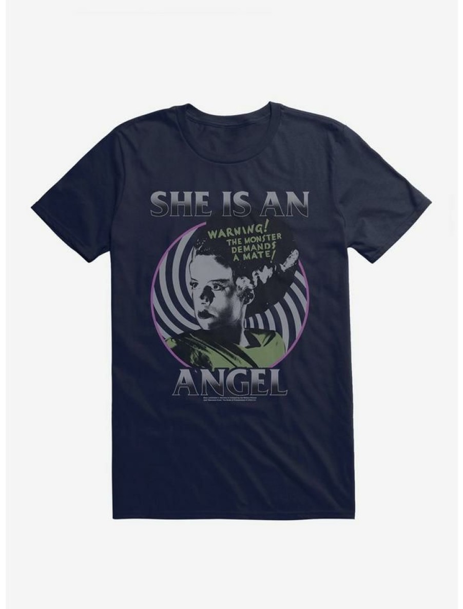 Guys * | New Universal Monsters Bride Of Frankenstein Angel T-Shirt