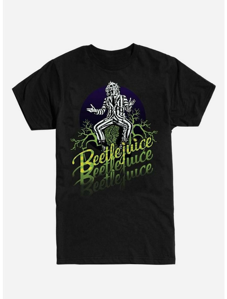 Guys * | Best Sale Beetlejuice Branch T-Shirt Black