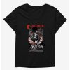 Tees * | New Halloween Horror Nights Caretaker Girls T-Shirt Plus Size Black