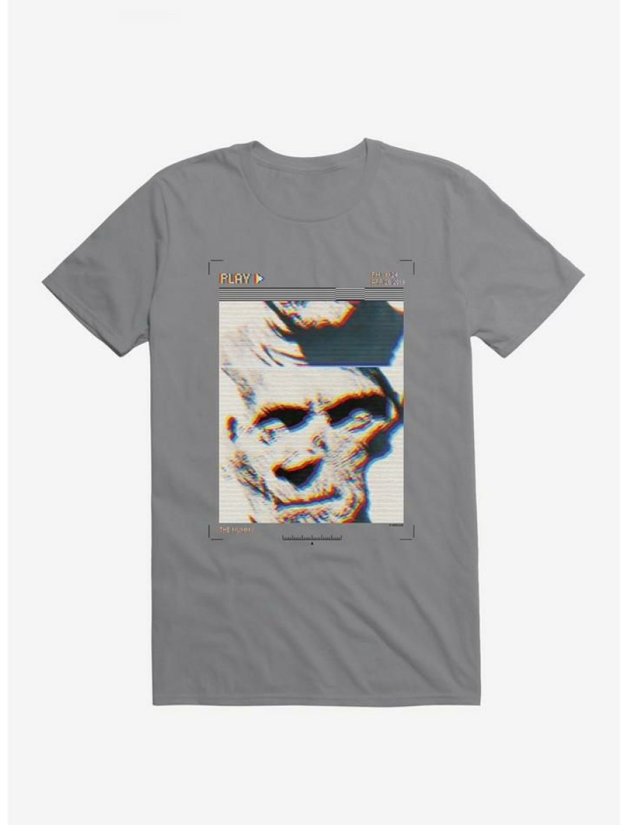 Guys * | Wholesale Universal Monsters The Mummy Screen Scan Glitch T-Shirt