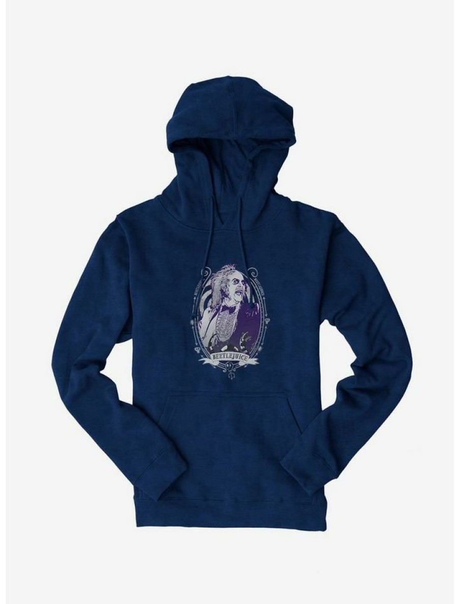 Guys * | Best Pirce Beetlejuice Portrait Hoodie