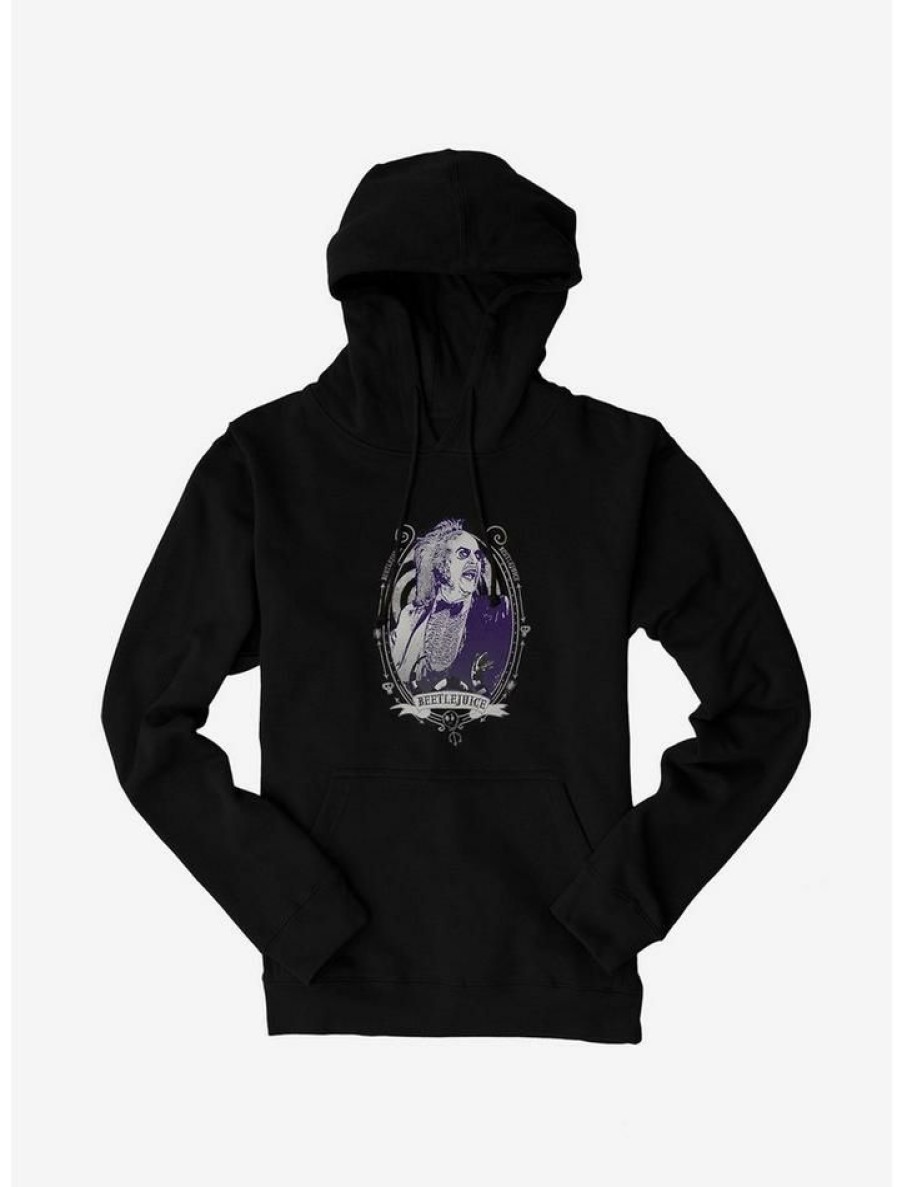 Guys * | Best Pirce Beetlejuice Portrait Hoodie