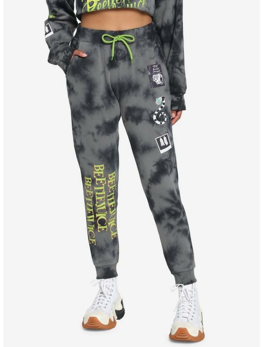 Girls * | Best Reviews Of Beetlejuice Icons Tie-Dye Girls Sweatpants Multi