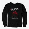 Guys * | Buy Carrie 1976 Crown Splatter Sweatshirt Black