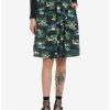 Girls * | Coupon Universal Monsters Creature From The Black Lagoon Allover Print Skirt Multi