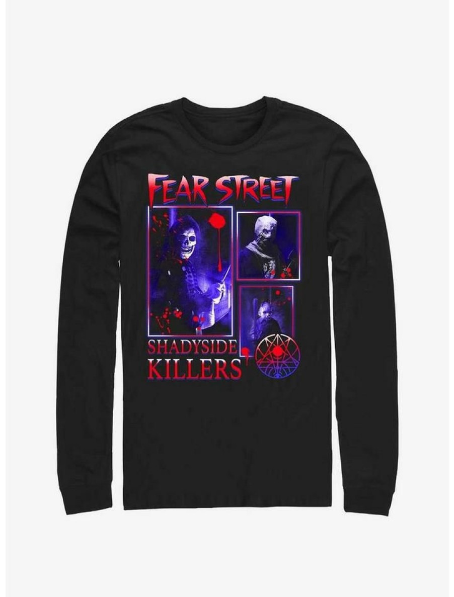 Guys * | Best Pirce Fear Street Shadyside Killers Long-Sleeve T-Shirt Black