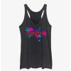 Girls * | Flash Sale Fear Street Leafy Logo Girls Tank Blk Htr