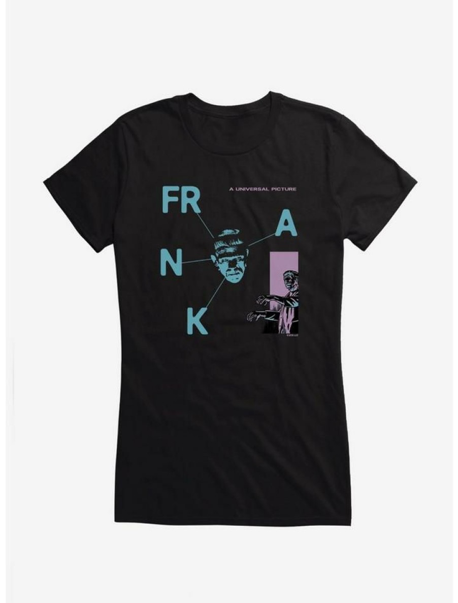 Tees * | Best Deal Frankenstein Frank The Monster Girls T-Shirt