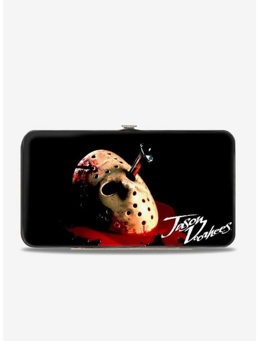 Backpacks & Bags * | Flash Sale Friday The 13Th Final Chapter Jason Vorhees Mask Hinged Wallet