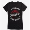 Tees * | Best Pirce Carrie 1976 Crown Blood Splatter Girls T-Shirt Black