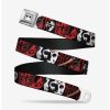 Accessories * | Discount Friday The 13Th Jason Mask Axe Blood Splatter Seatbelt Belt