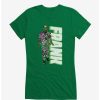 Tees * | Brand New Universal Monsters Frankenstein Leopard Print Girls T-Shirt