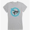 Tees * | Outlet Jaws No Swim Zone Girls T-Shirt