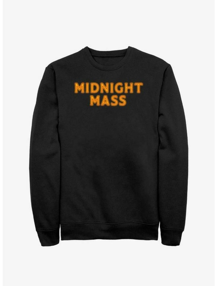 Guys * | Best Sale Midnight Mass Logo Sweatshirt Black