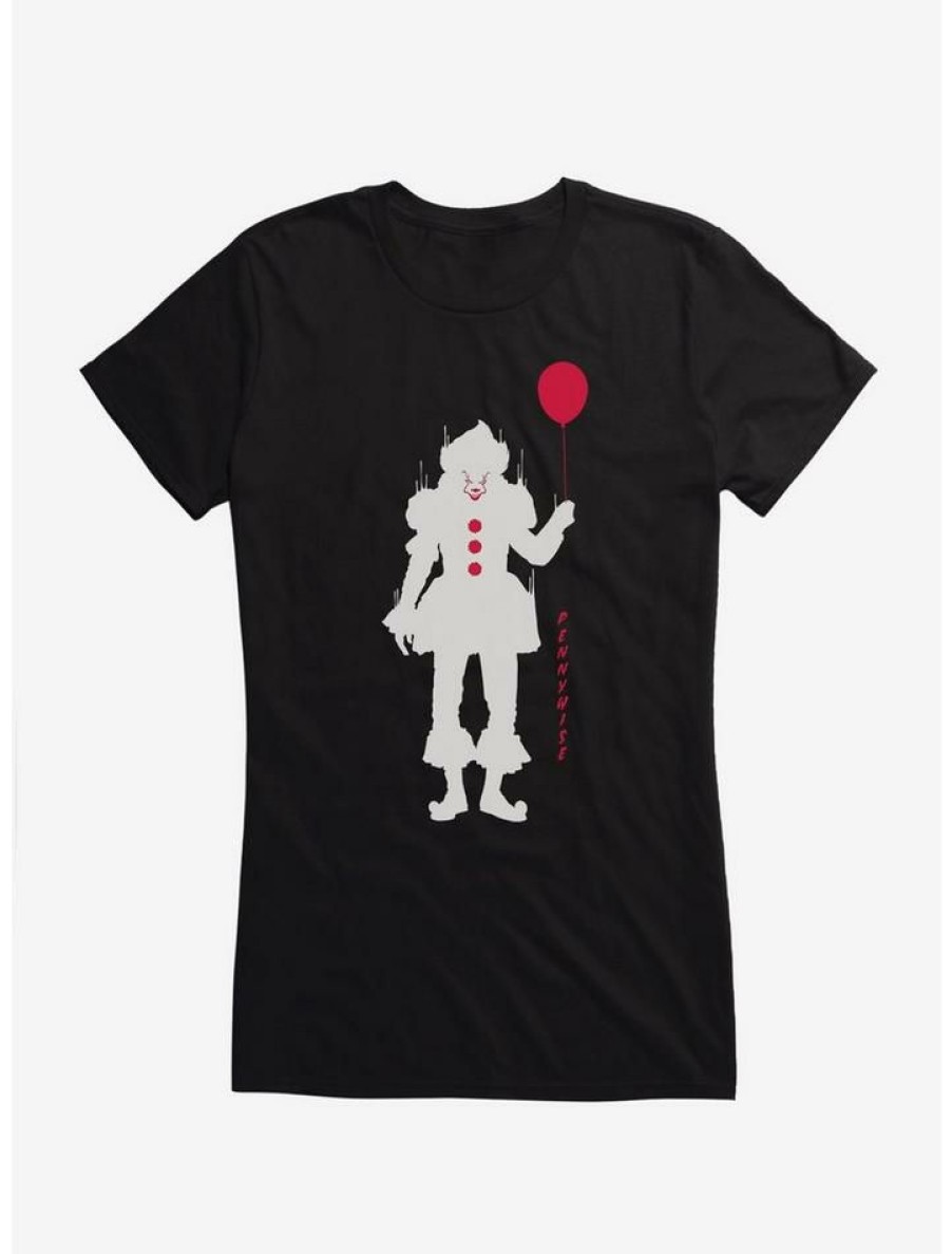 Tees * | Wholesale It Chapter Two Pennywise With Balloon Girls T-Shirt