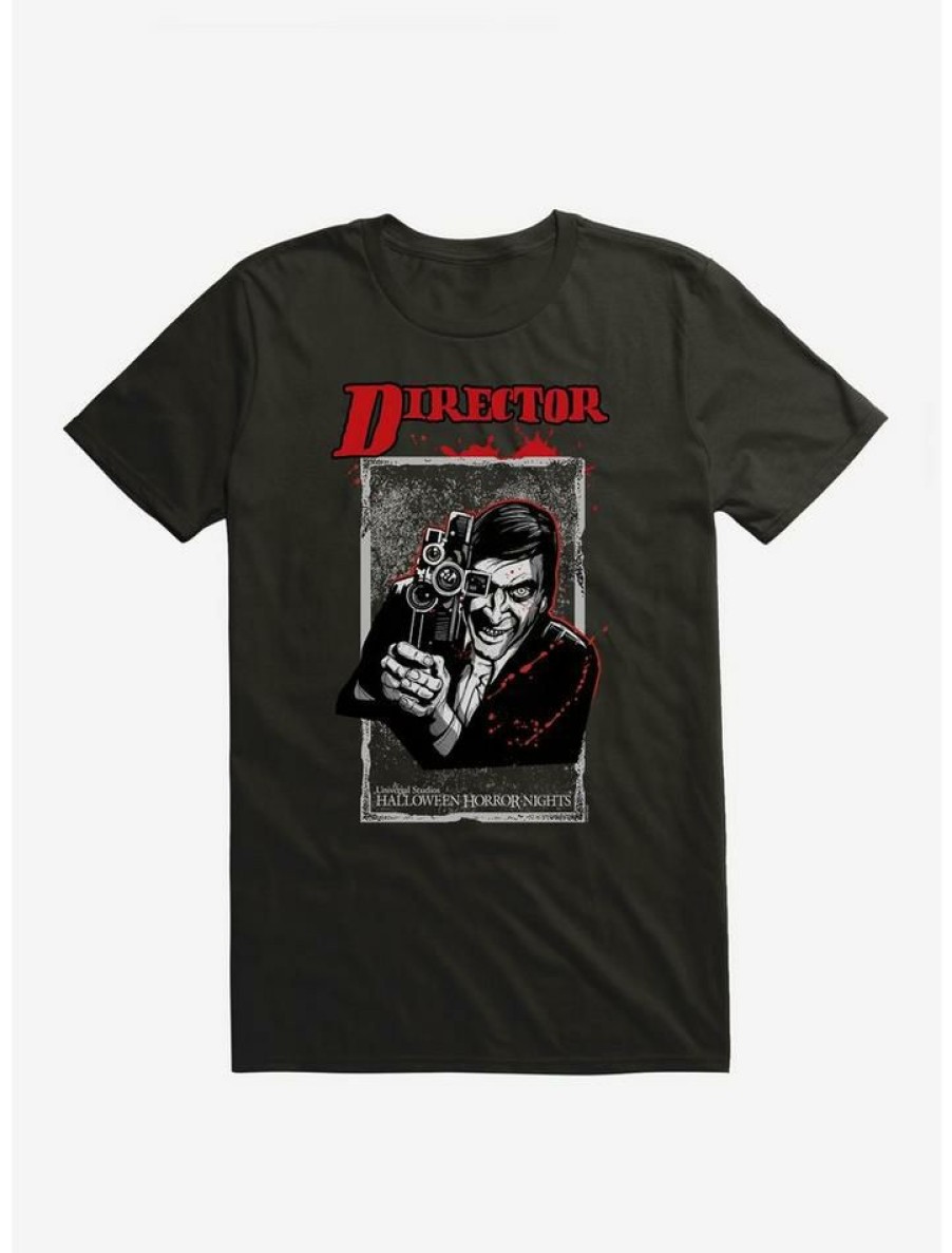 Guys * | Budget Halloween Horror Nights Director T-Shirt Black