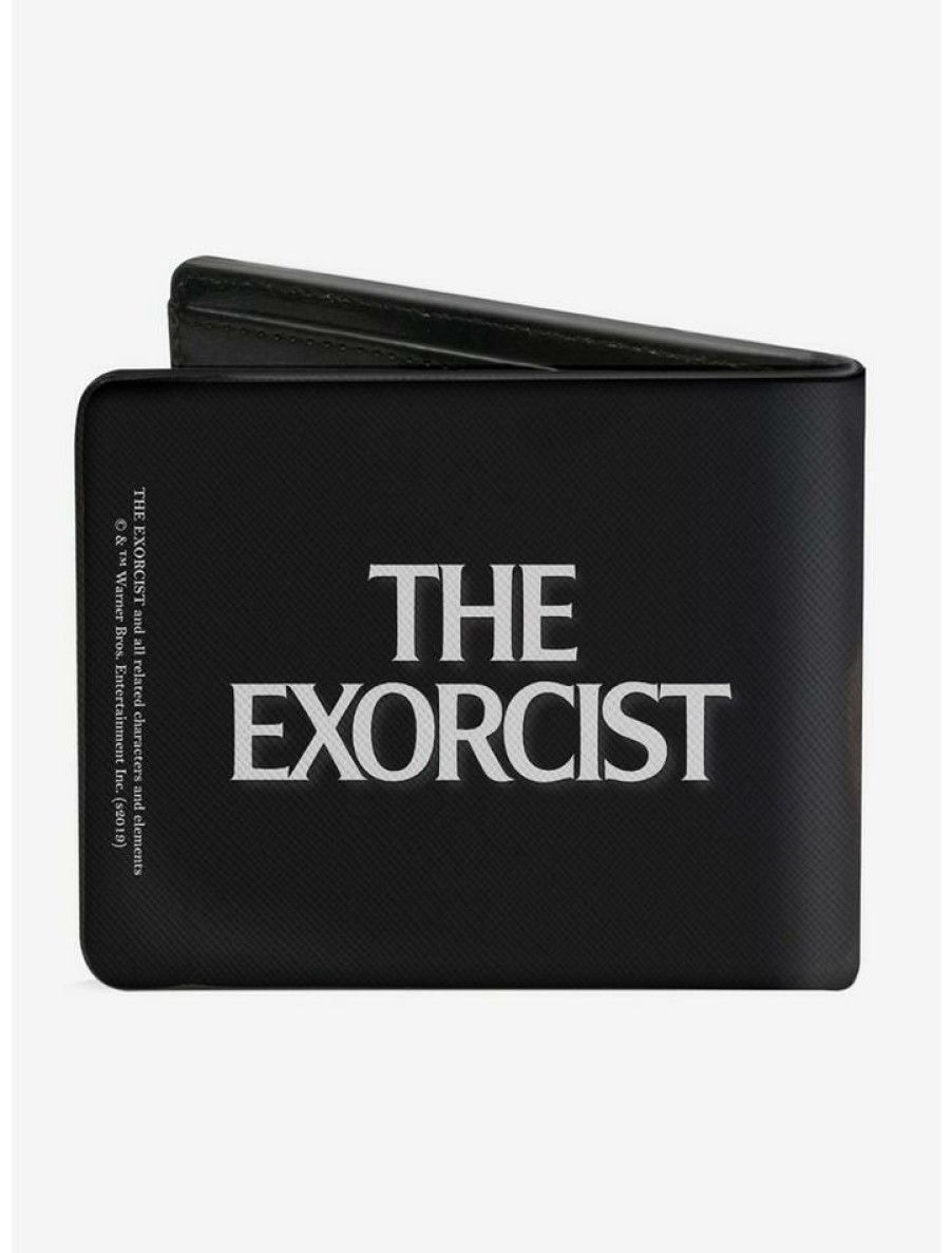 Backpacks & Bags * | Hot Sale The Exorcist Regans Face Close Up Bifold Wallet