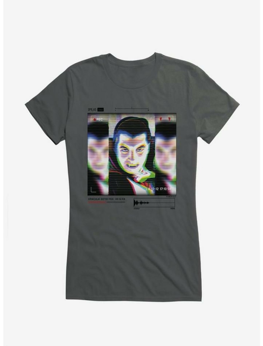 Tees * | Brand New Universal Monsters Dracula Scan Detected Girls T-Shirt