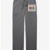 Guys * | Hot Sale Jim Henson'S Fraggle Rock Dancing Fraggles Pajama Pants Graphite Heather