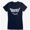 Tees * | Buy Dracula Fang Script Art Girls T-Shirt