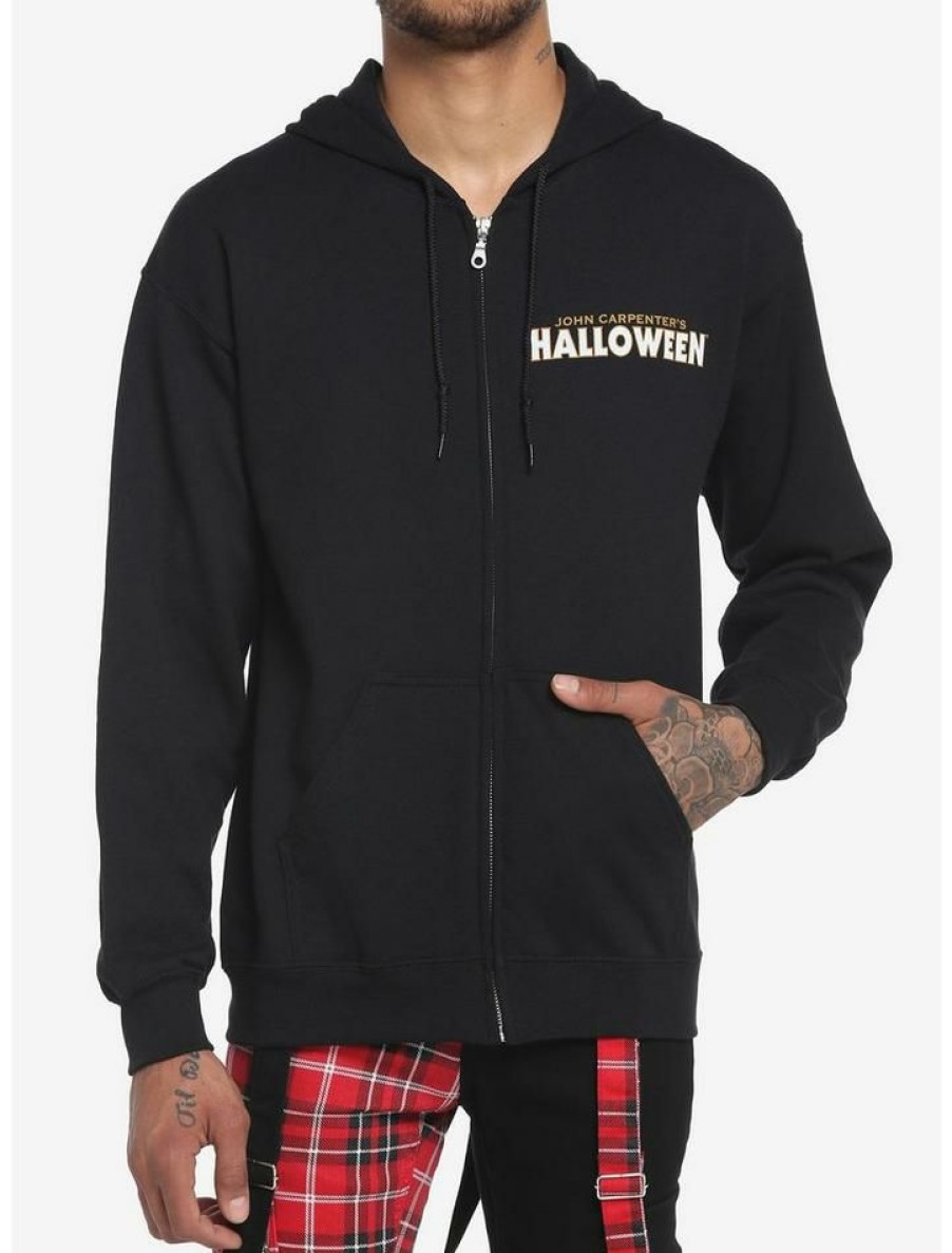 Guys * | Discount Halloween Myers House Hoodie Black