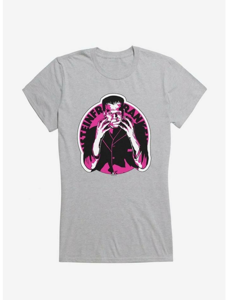 Tees * | Top 10 Universal Monsters Frankenstein Smirk Girls T-Shirt