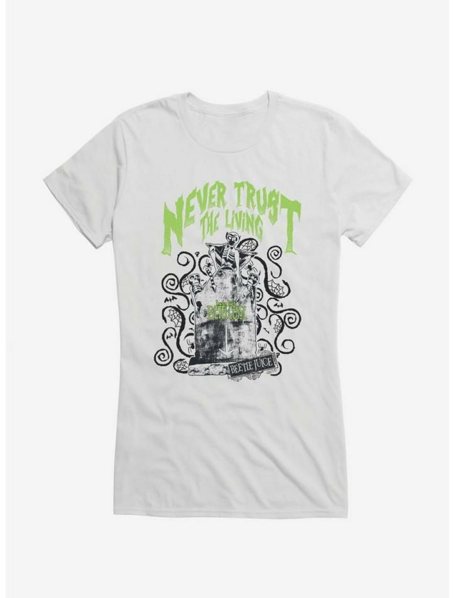 Tees * | Brand New Beetlejuice Cemetery Girls T-Shirt