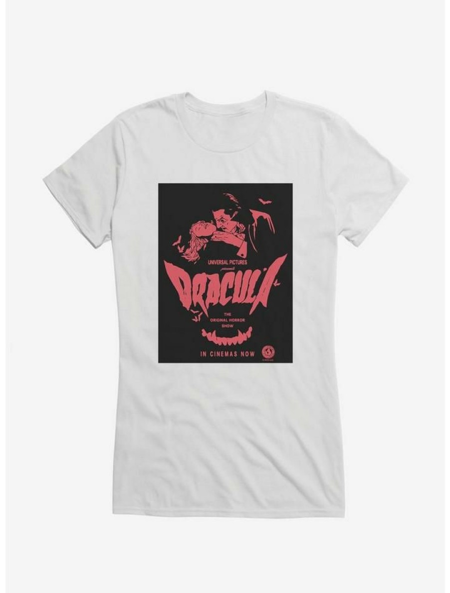 Tees * | Brand New Dracula Poster In Cinemas Now Girls T-Shirt